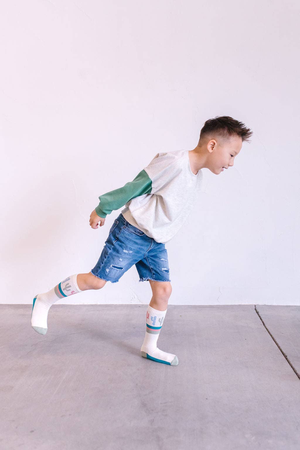 Summer Cactus Tube Sock