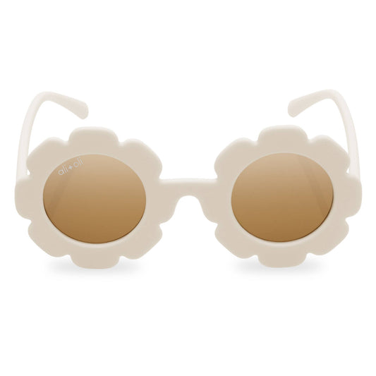 Flower Sunglasses | White