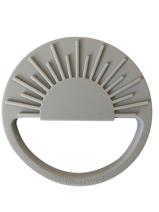 Sun Silicone Teether | Grey