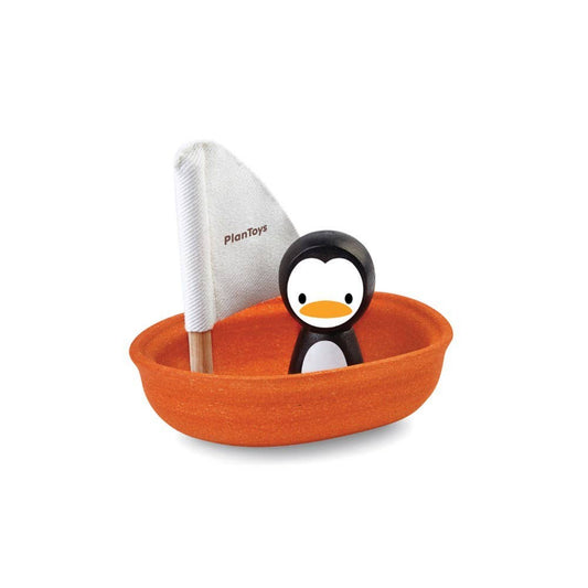Arctic Sailing Boat Bath Toy - Penguin - Afternoon Lark