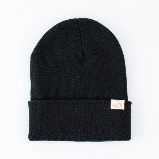 Beanie | Jet Black | Newborn - 4 Years | Seaslope