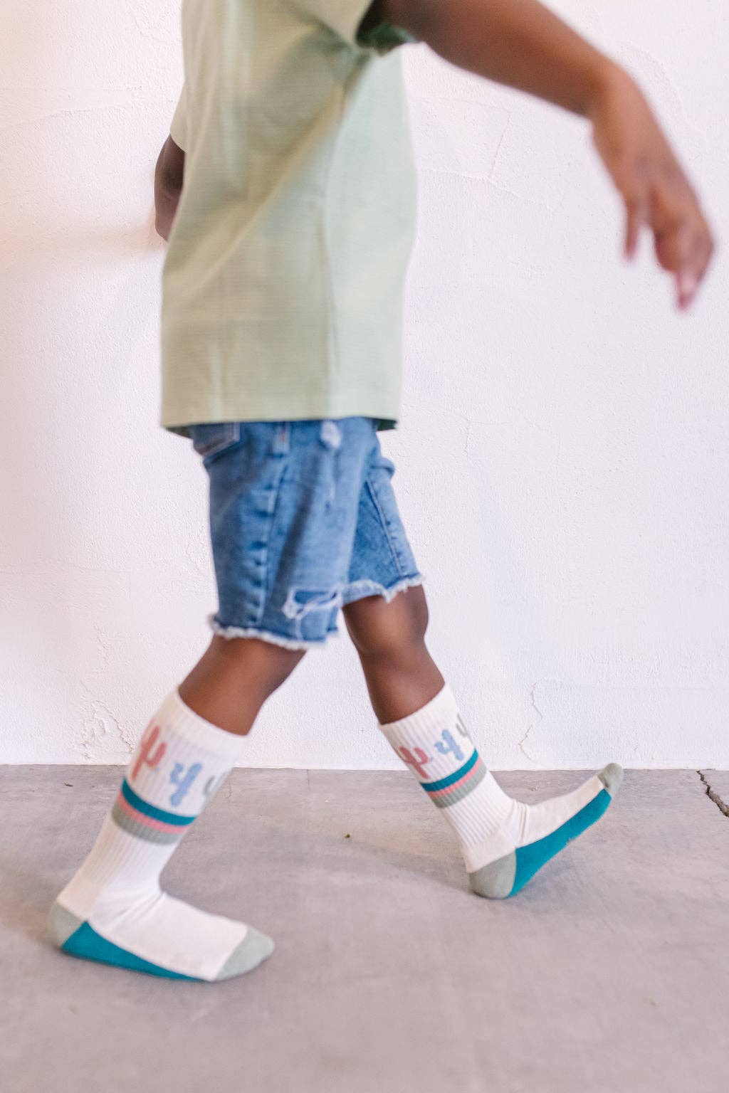 Summer Cactus Tube Sock