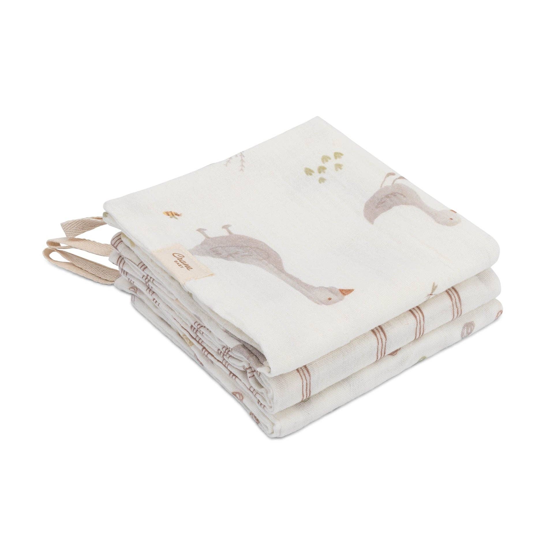 Charlie Farmhouse Goose HT/Wash Cloth Set - Afternoon Lark