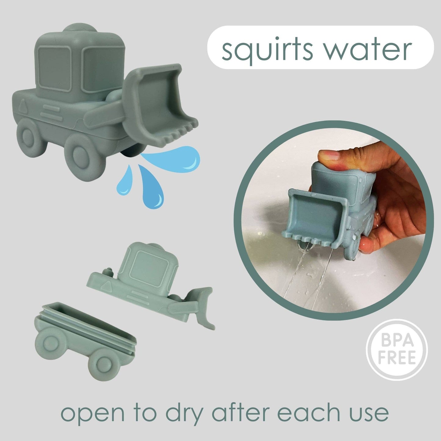 Construction Bath Toy Set of 3 - Afternoon Lark