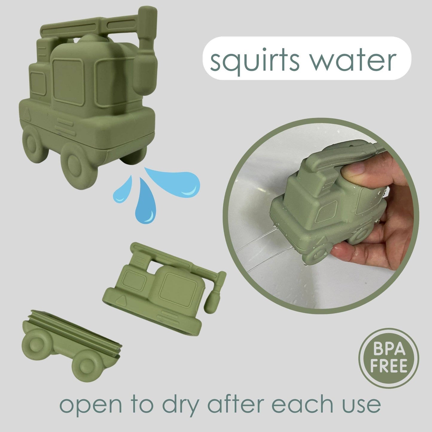 Construction Bath Toy Set of 3 - Afternoon Lark