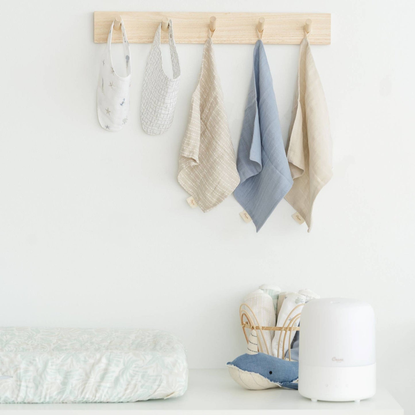 Cove 5 - pc. Wash Cloth Set | Sea Life - Afternoon Lark