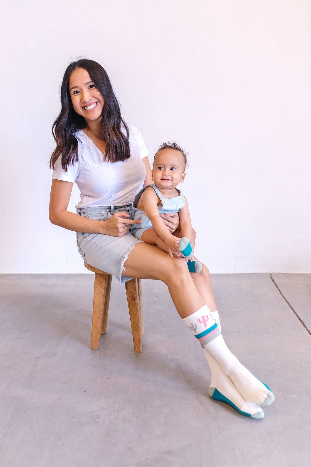 Summer Cactus Tube Sock