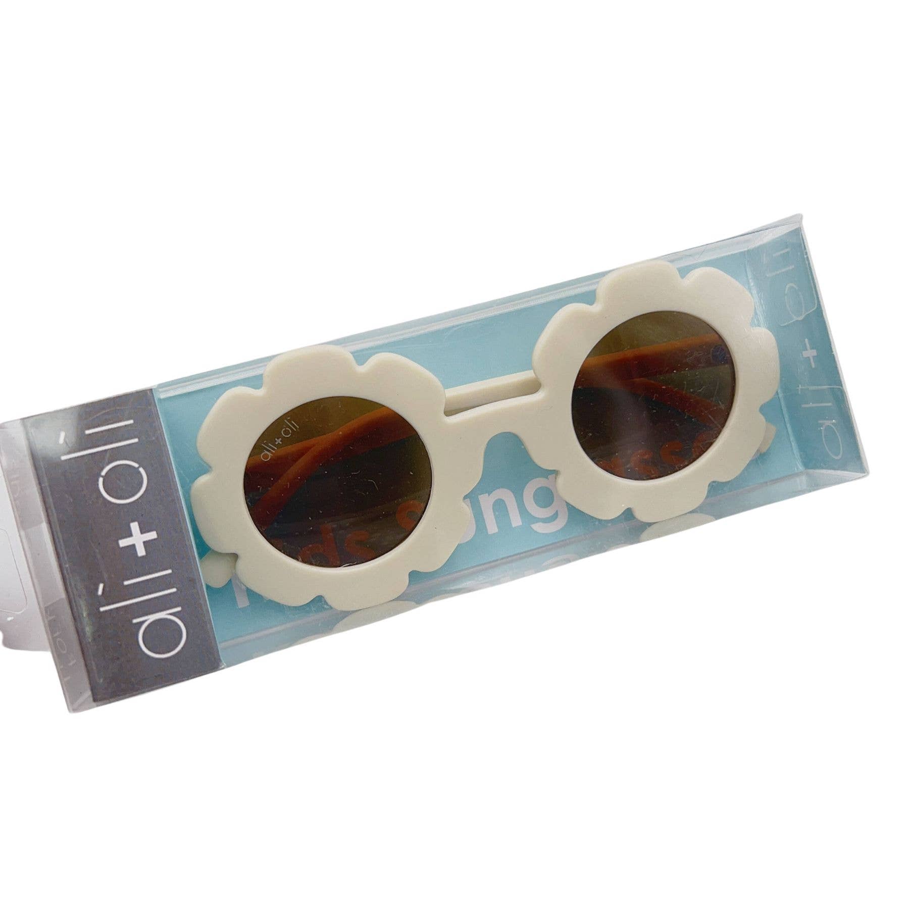 Flower Sunglasses | White - Afternoon Lark