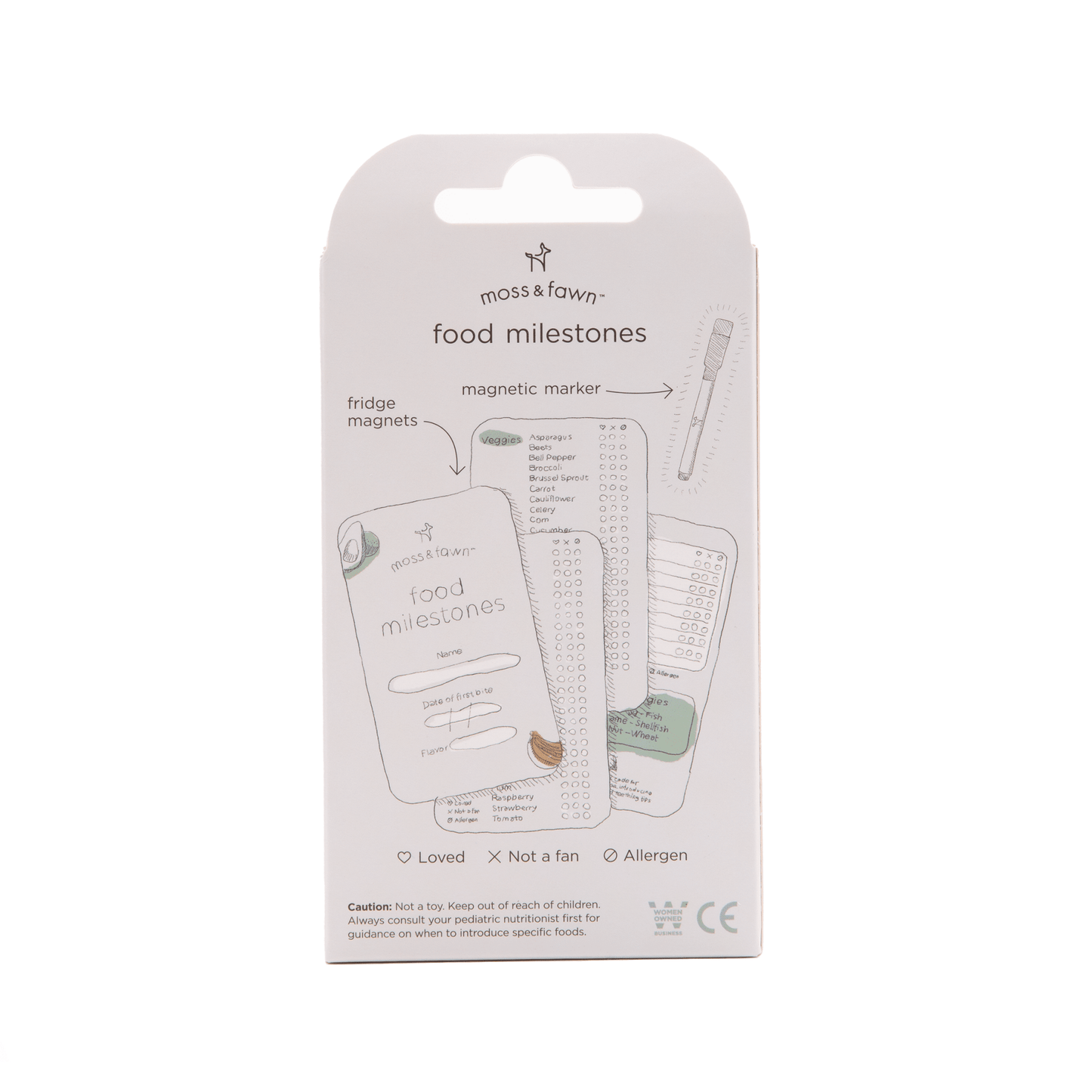 Food Milestones Magnet™ - Afternoon Lark