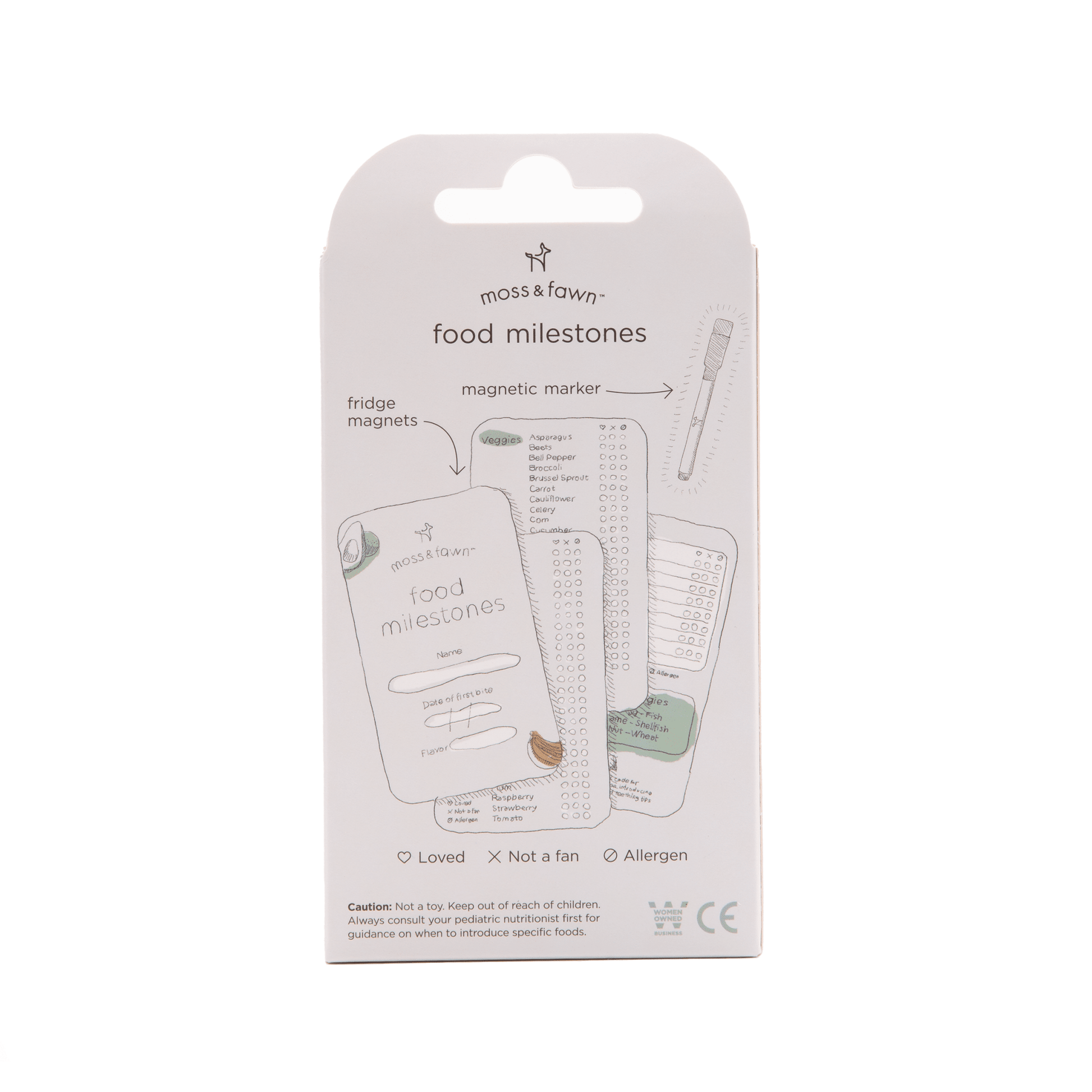 Food Milestones Magnet™ - Afternoon Lark