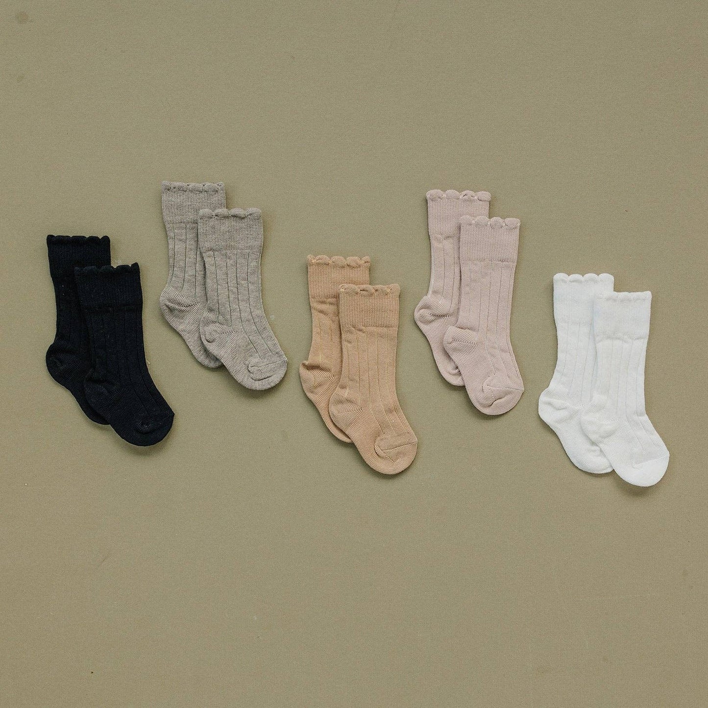 Olivia Knee High Socks | Black - Afternoon Lark