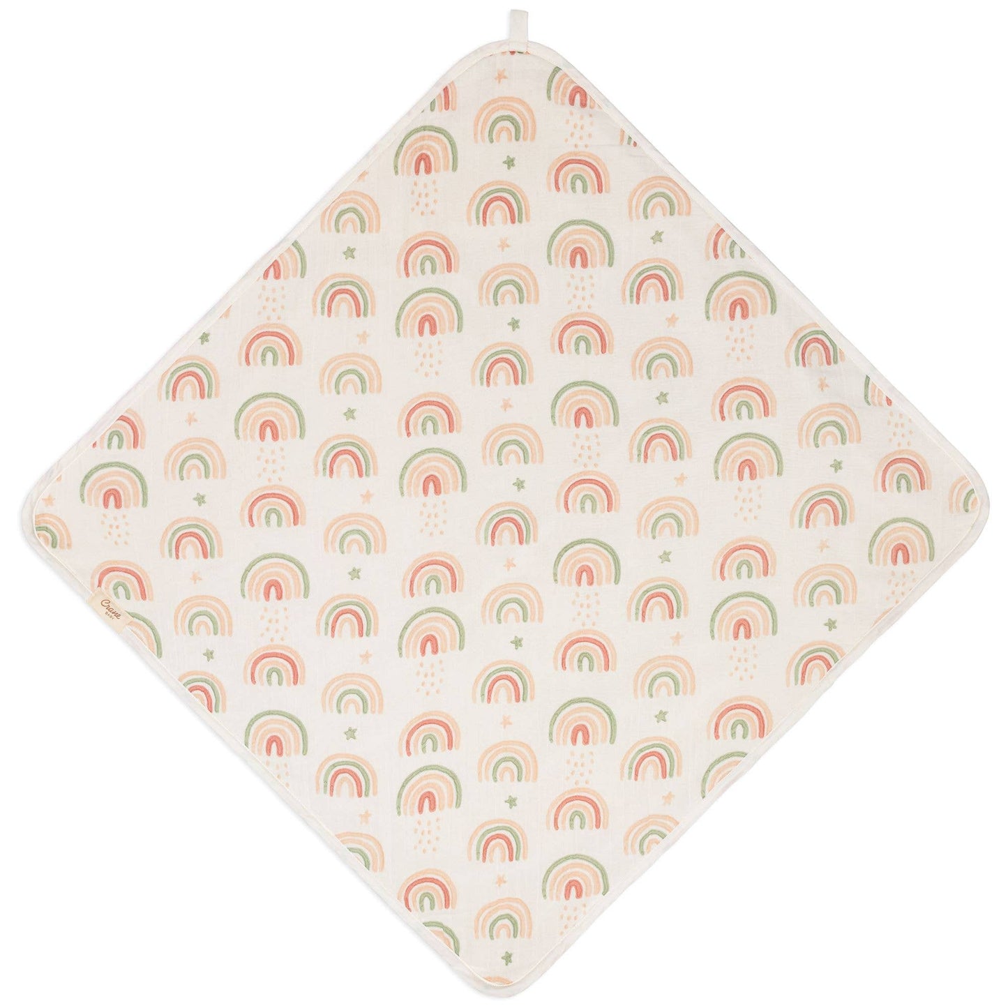 Parker Baby Hooded Towel | Rainbow - Afternoon Lark