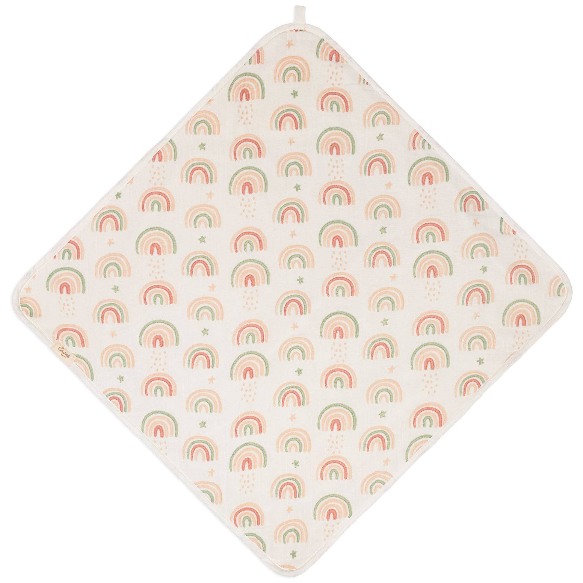 Parker Baby Hooded Towel | Rainbow - Afternoon Lark