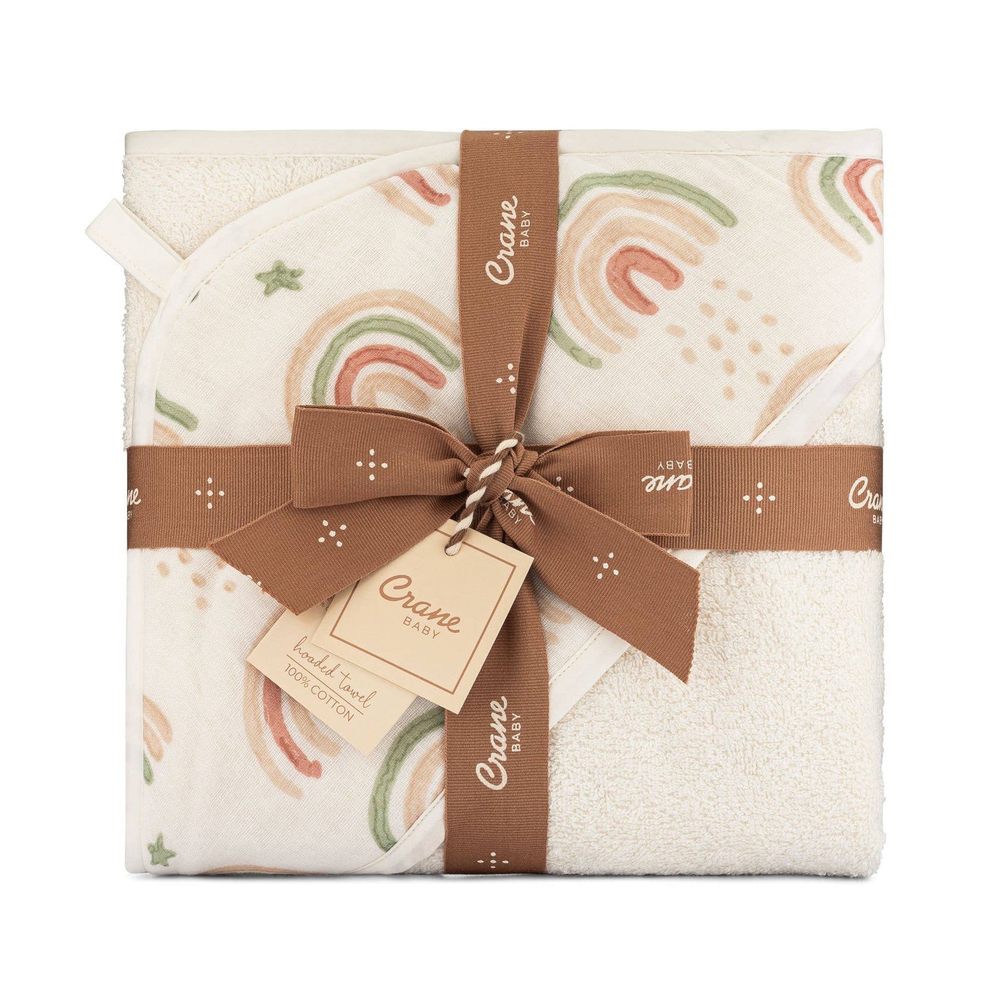 Parker Baby Hooded Towel | Rainbow - Afternoon Lark