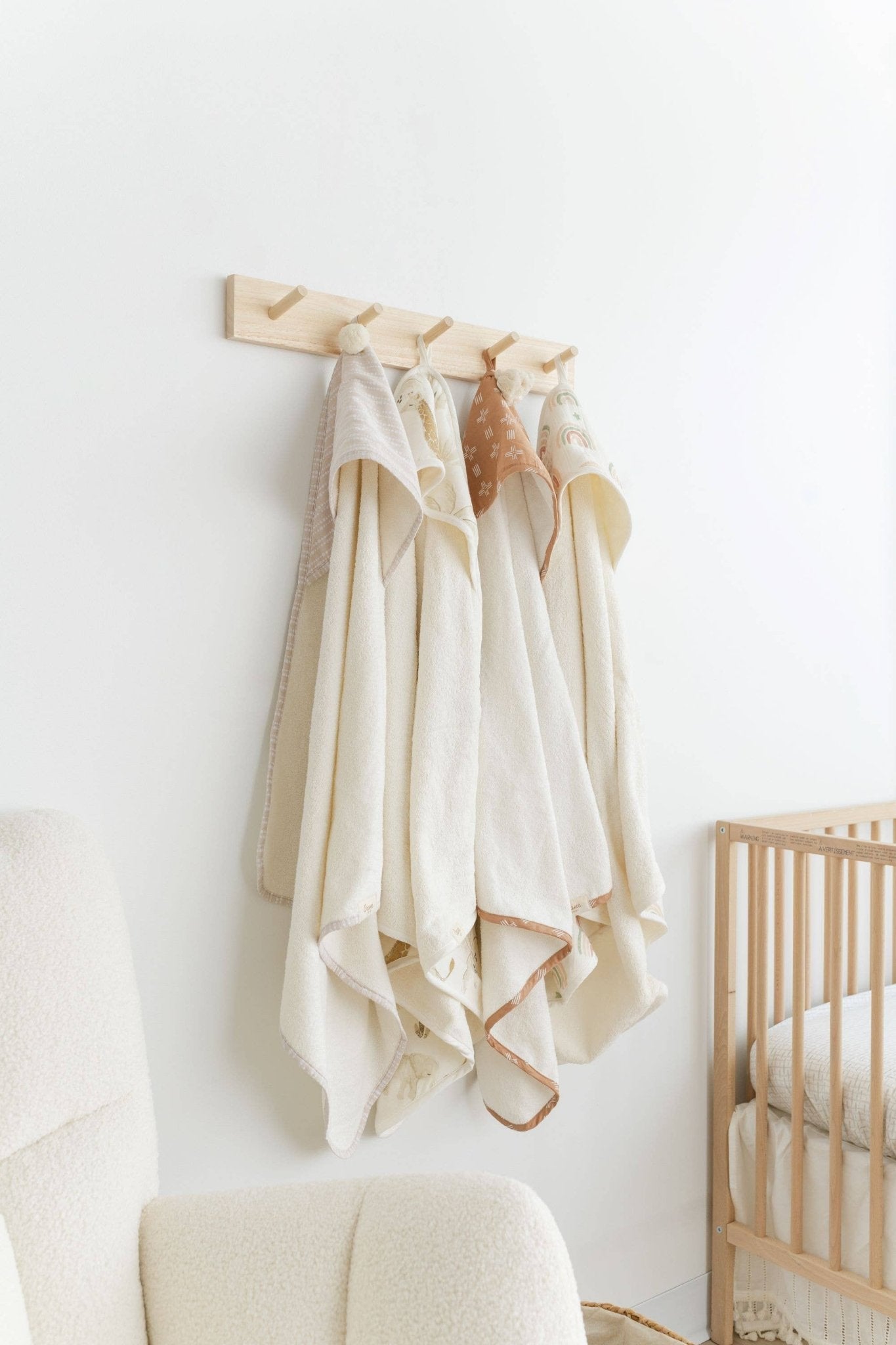 Parker Baby Hooded Towel | Rainbow - Afternoon Lark