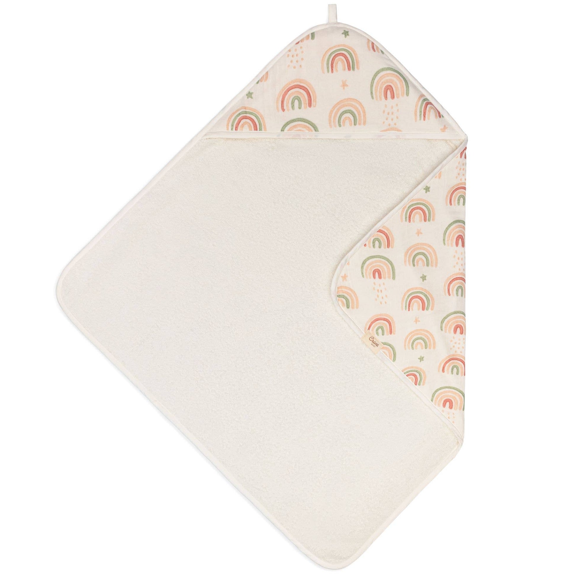 Parker Baby Hooded Towel | Rainbow - Afternoon Lark