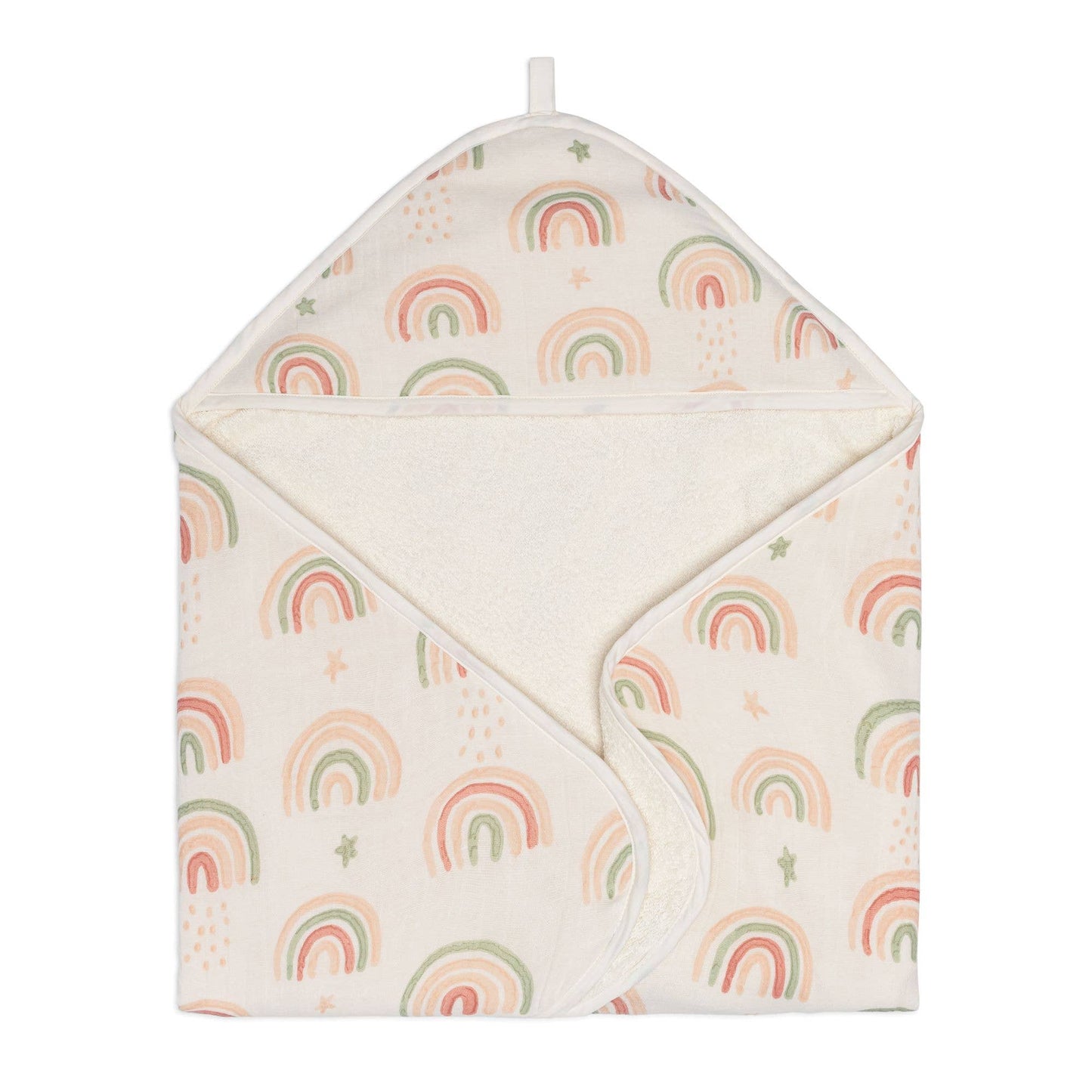 Parker Baby Hooded Towel | Rainbow - Afternoon Lark