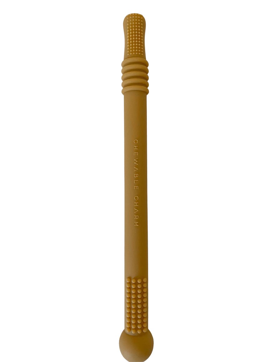 Silicone Magic Teething Wand | Mustard - Afternoon Lark