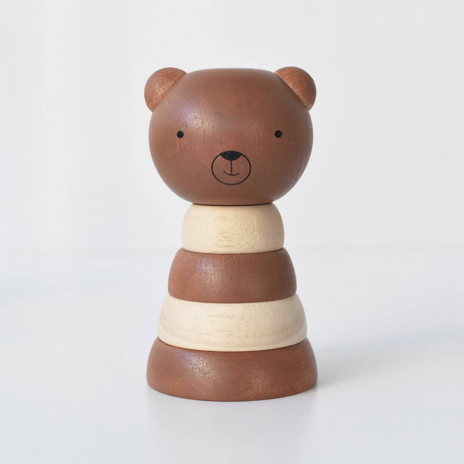 Wooden Ring Stacker - Bear - Afternoon Lark