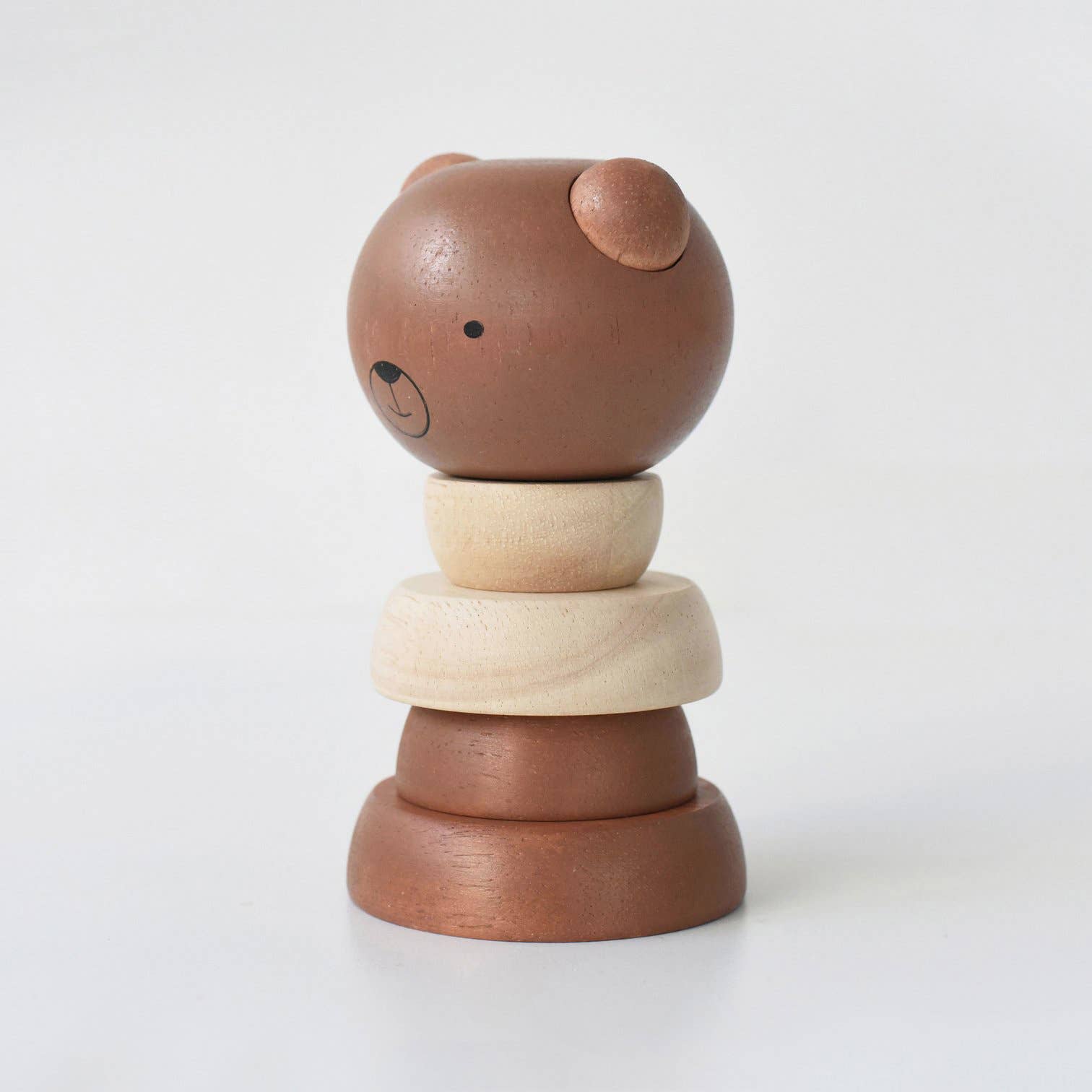 Wooden Ring Stacker - Bear - Afternoon Lark